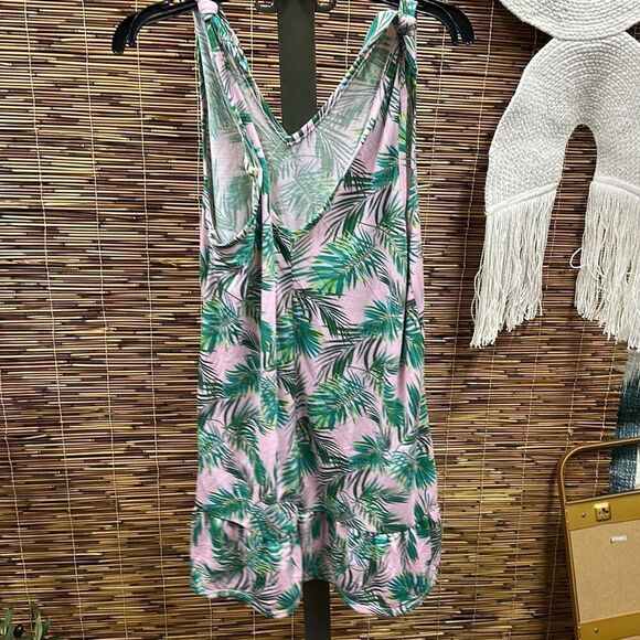 Miken Juniors Printed Ruffled Dress Cover-up Created for Macy S Women S Swimsuit - Picture 3 of 3